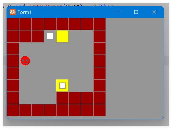 VisualFreeBasic游戏趣味编程_9.3_键盘控制游戏角色移动